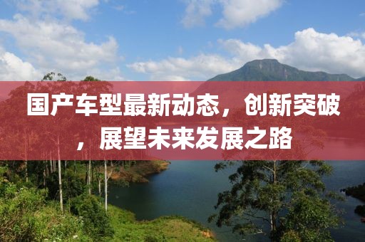 國(guó)產(chǎn)車型最新動(dòng)態(tài)，創(chuàng)新突破，展望未來(lái)發(fā)展之路