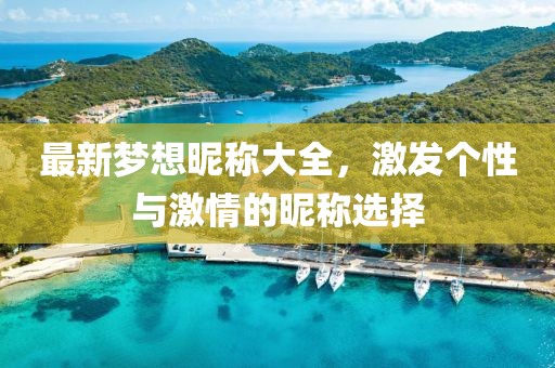 最新夢想昵稱大全，激發(fā)個性與激情的昵稱選擇